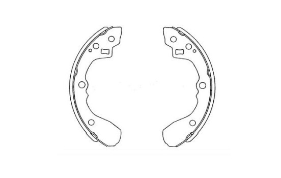 Brake Shoe Kit KBS-4407 Kavo parts