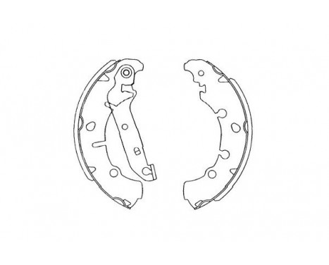 Brake Shoe Kit KBS-5402 Kavo parts