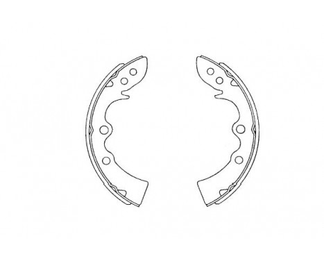 Brake Shoe Kit KBS-5408 Kavo parts