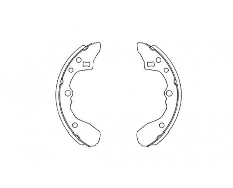 Brake Shoe Kit KBS-5409 Kavo parts