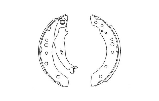 Brake Shoe Kit KBS-6414 Kavo parts