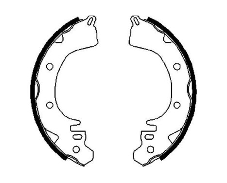 Brake Shoe Kit KBS-6417 Kavo parts