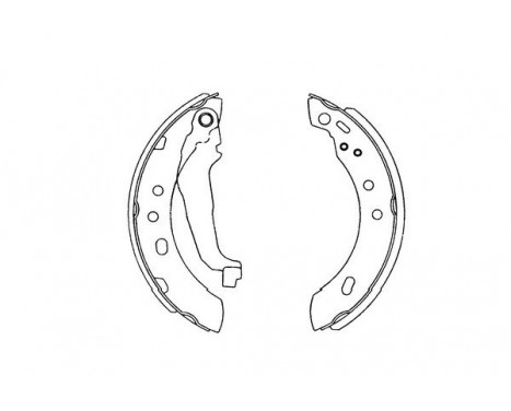 Brake Shoe Kit KBS-7401 Kavo parts