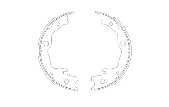 Brake Shoe Kit KBS-7403 Kavo parts