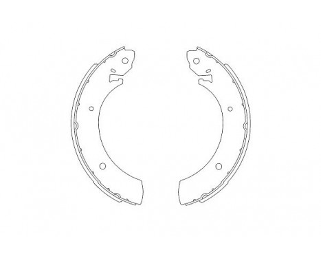 Brake Shoe Kit KBS-7405 Kavo parts