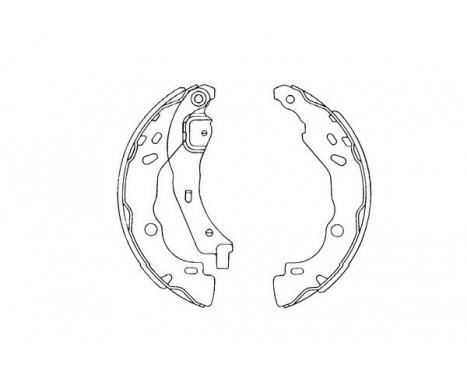 Brake Shoe Kit KBS-7407 Kavo parts