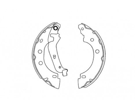 Brake Shoe Kit KBS-7410 Kavo parts