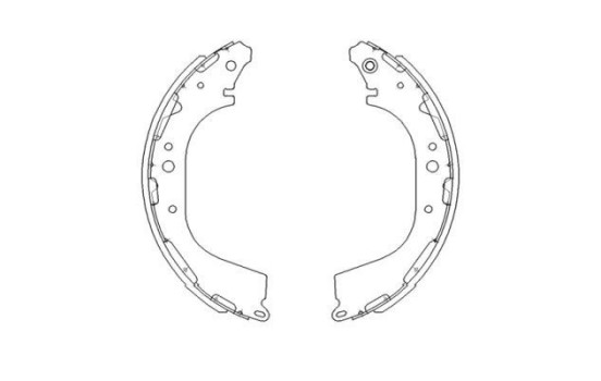 Brake Shoe Kit KBS-7411 Kavo parts, Image 2