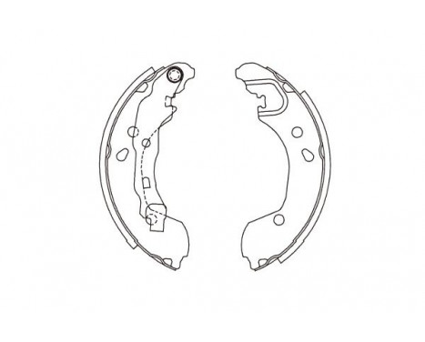 Brake Shoe Kit KBS-7415 Kavo parts