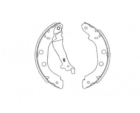 Brake Shoe Kit KBS-7419 Kavo parts