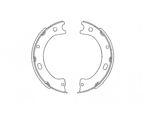 Brake Shoe Kit KBS-7420 Kavo parts