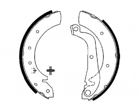Brake Shoe Kit KBS-7425 Kavo parts