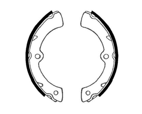 Brake Shoe Kit KBS-8406 Kavo parts
