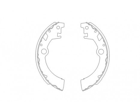 Brake Shoe Kit KBS-8903 Kavo parts