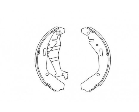 Brake Shoe Kit KBS-8904 Kavo parts