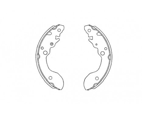 Brake Shoe Kit KBS-8912 Kavo parts