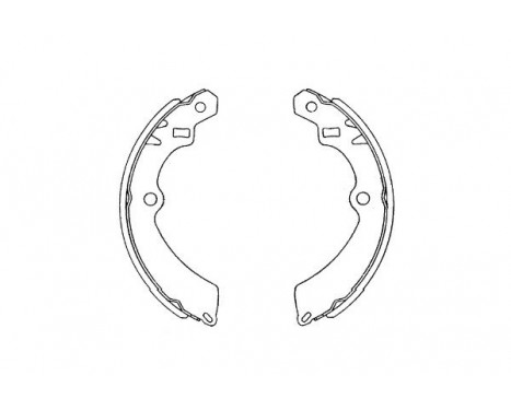 Brake Shoe Kit KBS-8916 Kavo parts