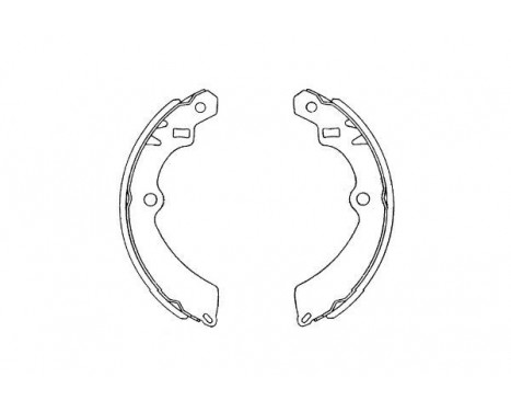 Brake Shoe Kit KBS-8916 Kavo parts, Image 2