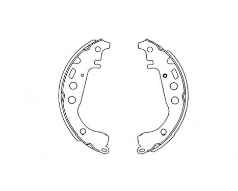 Brake Shoe Kit KBS-9904 Kavo parts