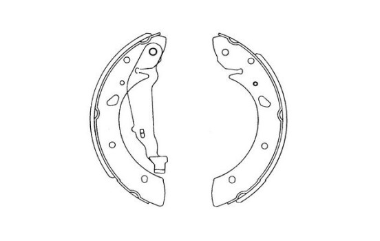 Brake Shoe Kit KBS-9915 Kavo parts