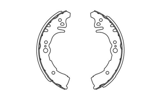 Brake Shoe Kit KBS-9917 Kavo parts