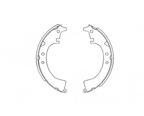 Brake Shoe Kit KBS-9921 Kavo parts, Image 2