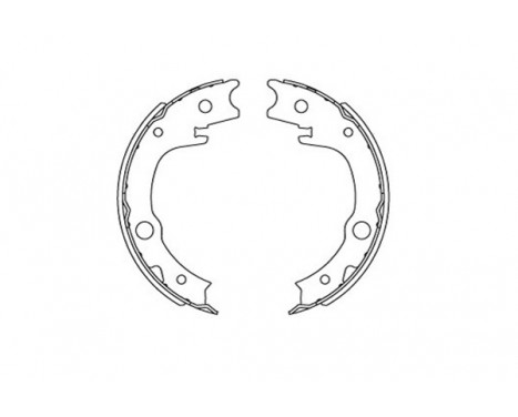 Brake Shoe Kit KBS-9925 Kavo parts