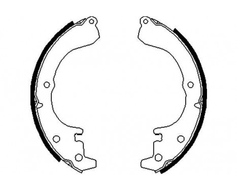 Brake Shoe Kit KBS-9927 Kavo parts