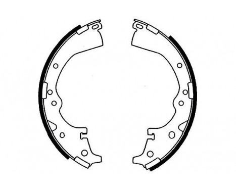 Brake Shoe Kit KBS-9934 Kavo parts
