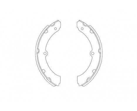 Brake Shoe Kit KBS-9937 Kavo parts, Image 2
