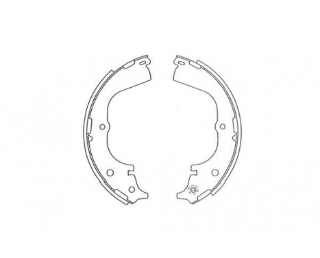 Brake Shoe Kit KBS-9939 Kavo parts