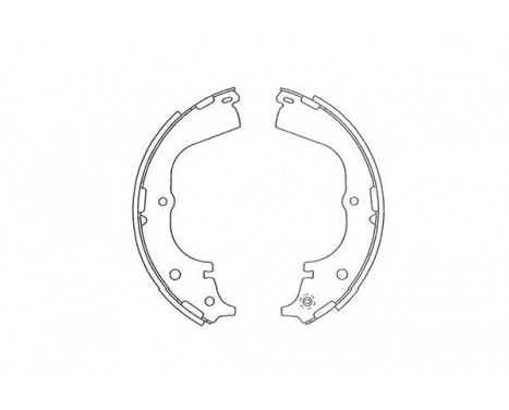 Brake Shoe Kit KBS-9939 Kavo parts, Image 2