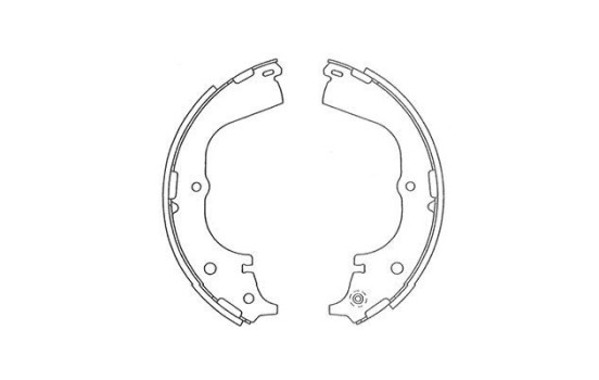 Brake Shoe Kit KBS-9939 Kavo parts, Image 2
