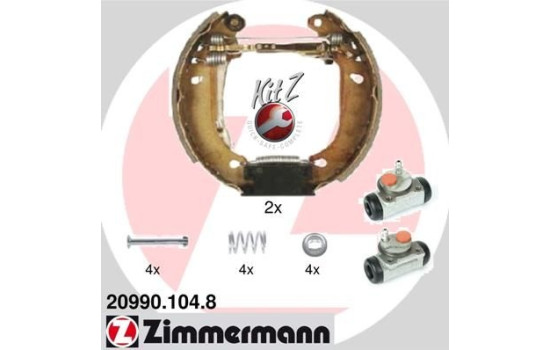 Brake Shoe Kit KIT Z, Image 2