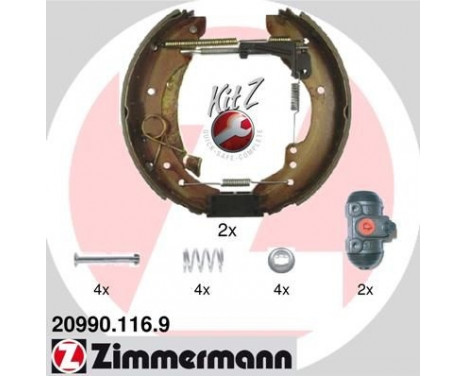 Brake Shoe Kit KIT Z, Image 2