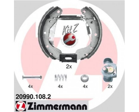 Brake Shoe Kit KIT Z, Image 2