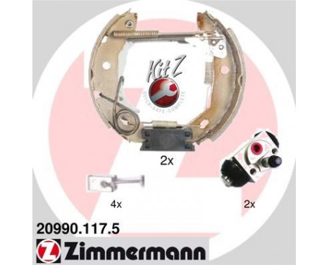 Brake Shoe Kit KIT Z, Image 2