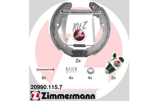 Brake Shoe Kit KIT Z, Image 2