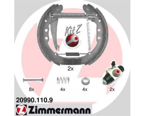 Brake Shoe Kit KIT Z, Image 2