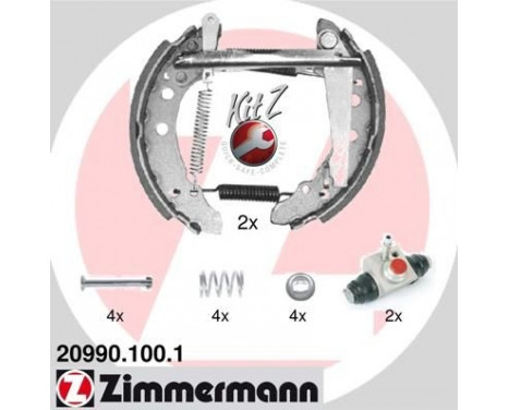 Brake Shoe Kit KIT Z, Image 2