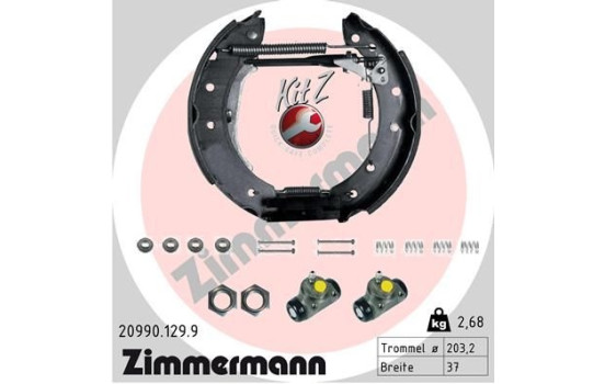 Brake Shoe Kit KIT Z, Image 2