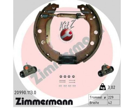 Brake Shoe Kit KIT Z, Image 2