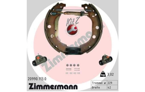 Brake Shoe Kit KIT Z, Image 2