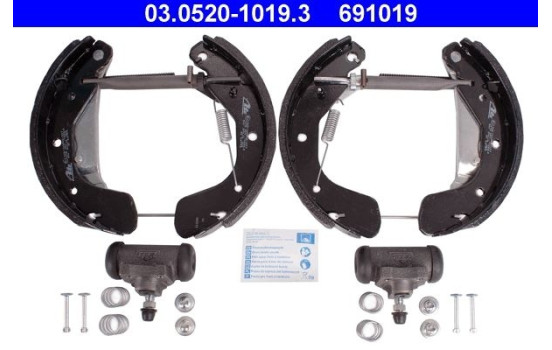 Brake Shoe Kit Original ATE TopKit 03.0520-1019.3, Image 2