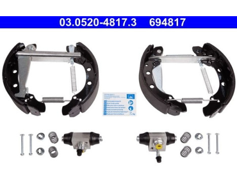 Brake Shoe Kit Original ATE TopKit 03.0520-4817.3, Image 2
