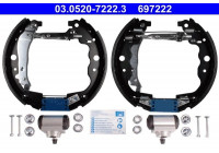 Brake Shoe Kit Original ATE TopKit 03.0520-7222.3