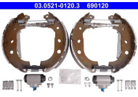 Brake Shoe Kit Original ATE TopKit 03.0521-0120.3