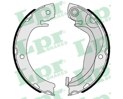Brake Shoe Kit, parking brake 01123 Lpr