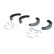 Brake Shoe Kit, parking brake 03.0137-0171.2 ATE, Thumbnail 2
