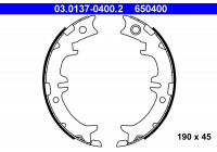 Brake Shoe Kit, parking brake 03.0137-0400.2 ATE
